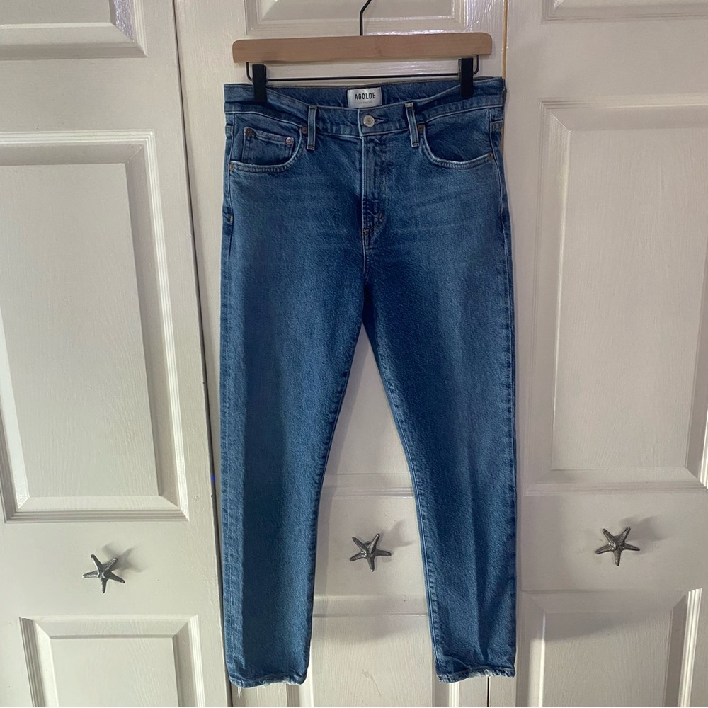 AGOLDE Toni Mid Rise Straight Leg Jeans 28